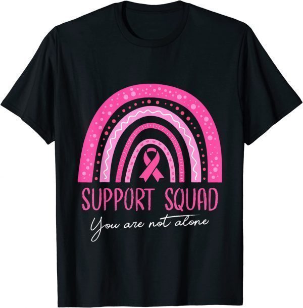 Support Squad Pink Warrior Breast Cancer Awareness 2023 Shirt