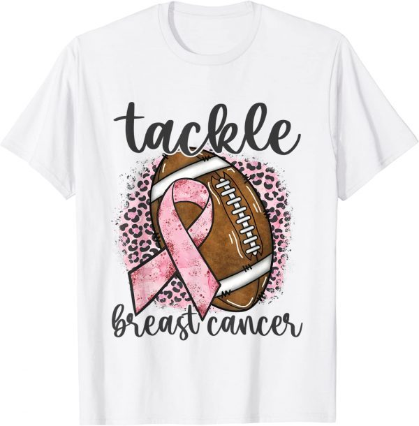 Tackle Breast Cancer Awareness Football Pink Ribbon 2022 Shirt