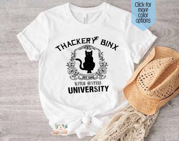 Thackery Binx Hocus Pocus Witch Hunters University Est 1963 Halloween 2023 Shirt