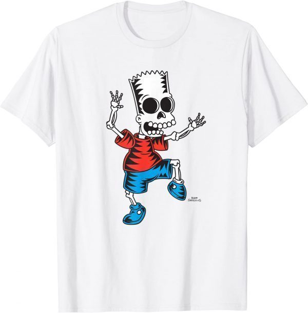 The Simpsons Bart Skeleton Treehouse of Horror Halloween 2023 Shirt