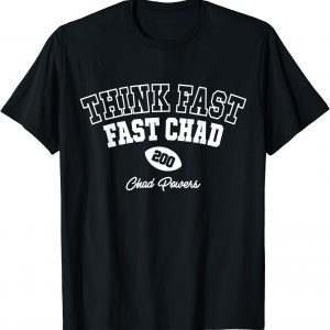 Think Fast Run Fast American Football 2022 Shirt