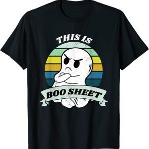 This Is Boo Sheet Ghost Retro Halloween Costume Classic Shirt