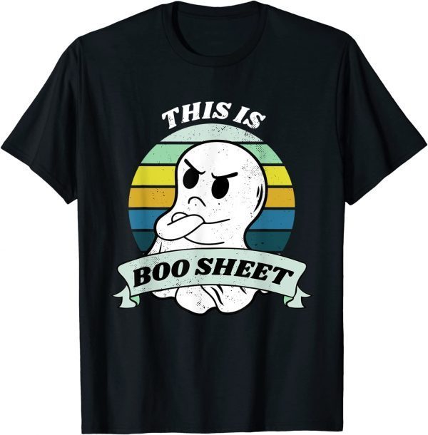 This Is Boo Sheet Ghost Retro Halloween Costume Classic Shirt