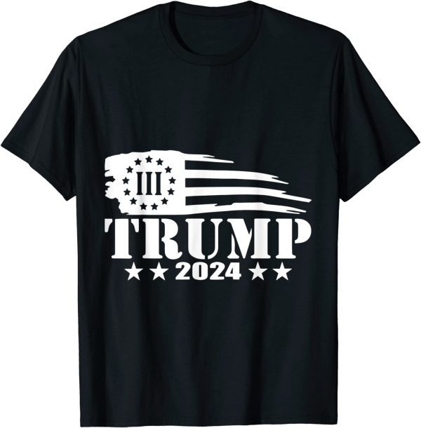 Trump 2024 Flag Classic Shirt