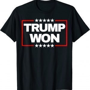 Trump Won _ Pro Freedom _ Anti Harris And Biden Protest Classic Shirt