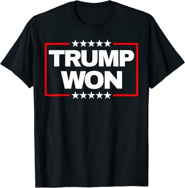 Trump Won _ Pro Freedom _ Anti Harris And Biden Protest Classic Shirt