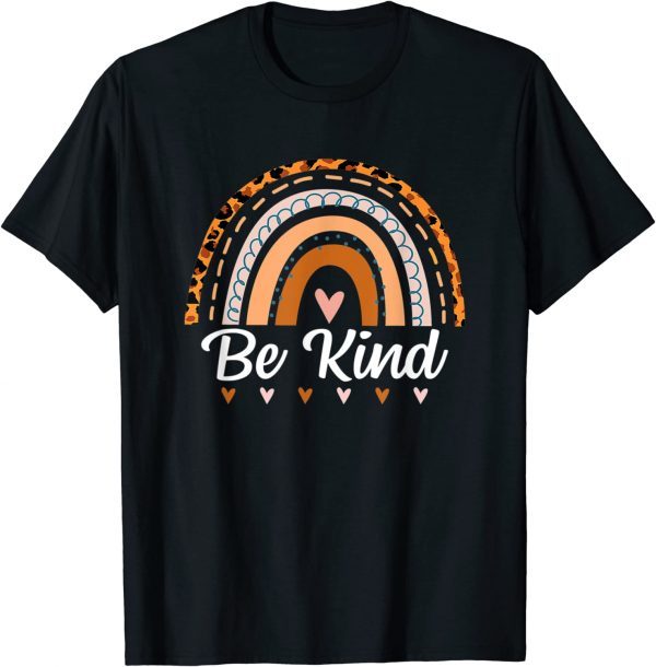 UNITY DAY Orange Anti Bullying Leopard Rainbow Be Kind 2022 Shirt