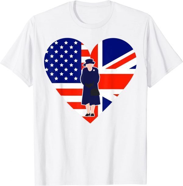 USA UK Love British Monarch Queen Elizabeth ll 1926-2022 Classic Shirt
