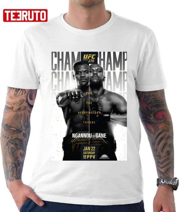 Ufc 270 Official Ngannou Vs Gane Classic Shirt