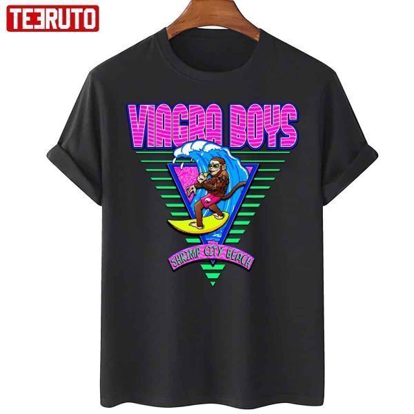 Viagra Boys Shrimp City Beach 2023 Shirt