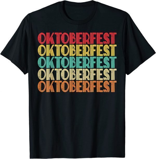 Vintage Retro Oktoberfest German Beer Oktoberfest Party 2023 Shirt