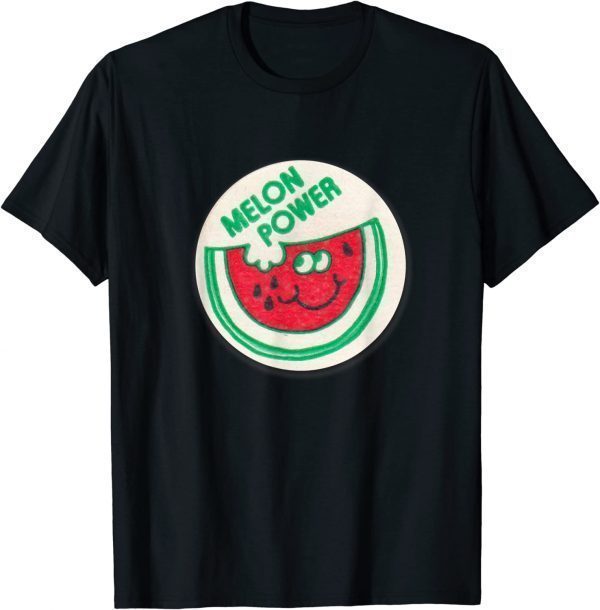 Vintage Scratch and Sniff Sticker Watermelon, Melon Power! Classic Shirt
