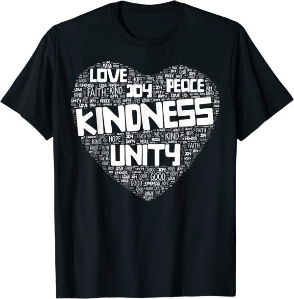 Vintage Unity Day Orange Solidarity Kindness On Heart Anti Classic Shirt