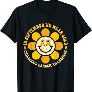 Wear Gold Childhood Cancer Awareness Warrior Fight Hippie 2023 Shirt