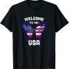Welcome to the USA Patriotic Butterfly New American Citizen Classic Shirt
