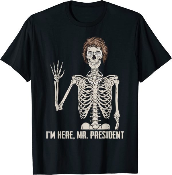 Where’s Jackie? I’m Here Skeleton Halloween 2022 Shirt