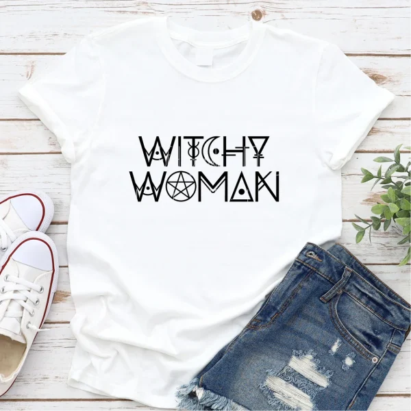 Witchy Woman Halloween Classic Shirt Witchy Woman Halloween Classic Shirt