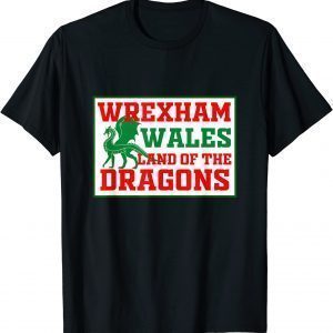 Wrexham Wales football soccer dragon Welsh 2023 Shirt