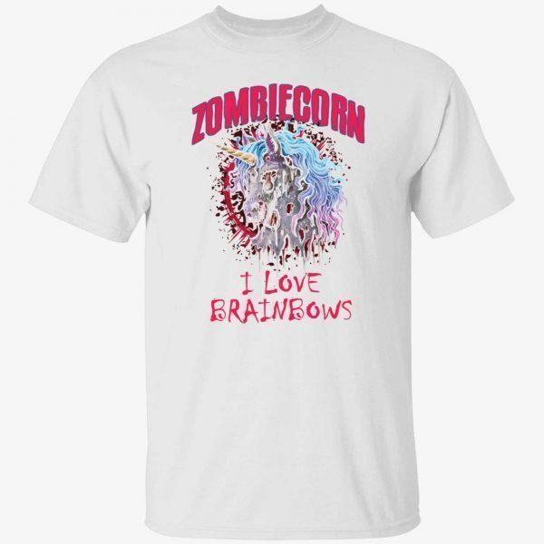 Zombiecorn i love brainbows Halloween 2022 Shirt