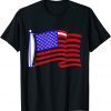 illuminati symbols flag american T-Shirt