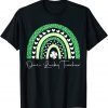 one lucky teacher st patricks day rainbow 2023 Shirt