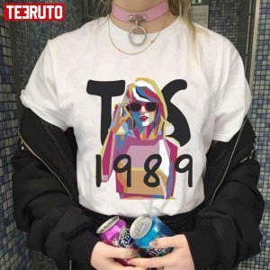 1989 TS Taylor Swft Cute Girl Vector Painting 2022 shirt