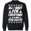 All I want for Christmas is a new prime minister Christmas 2022 Shirt