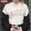 All Too Well By Ts Taylor Swft 2022 shirt