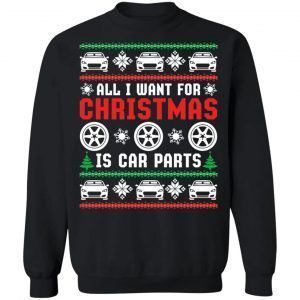 All i want for Christmas is car parts Christmas Classic Shirt