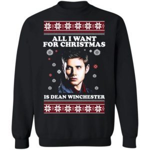 All i want for christmas is dean winchester Christmas 2022 Shirt