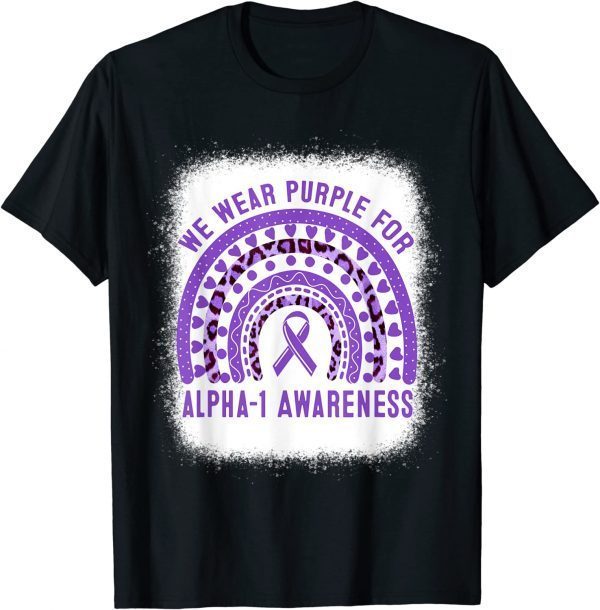 Alpha-1 Antitrypsin Deficiency Awareness Leopard Rainbow 2022 Shirt