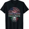 American Grown with Italian Roots Italian Heritage month 2022 Shirt