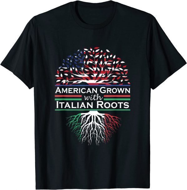 American Grown with Italian Roots Italian Heritage month 2022 Shirt