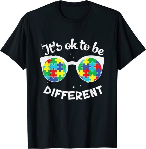 Autism Awareness Okay To Be Different Mom support 2022 Shirt