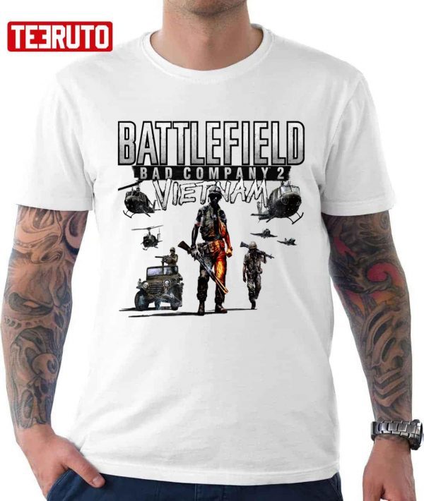 Bad Company 2 Bfbc2 Battlefield Vietnam 2022 Shirt