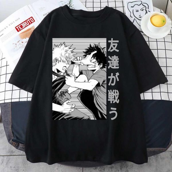 Bakugo And Midoriya My hero Academia Boku No Hero Academia Tee shirt