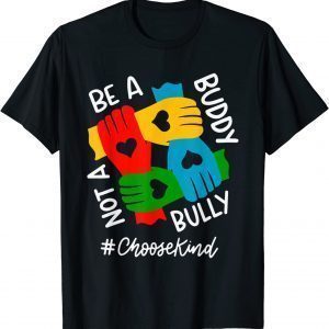 Be A Buddy Not A Bully Unity Day Anti Bullying Orange Kids T-Shirt