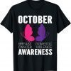 Breast Cancer And Domestic Violence Awareness Butterfly Classic Shirt