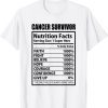 Breast Cancer Awareness Cancer Survivor Nutrition Fact Classic Shirt