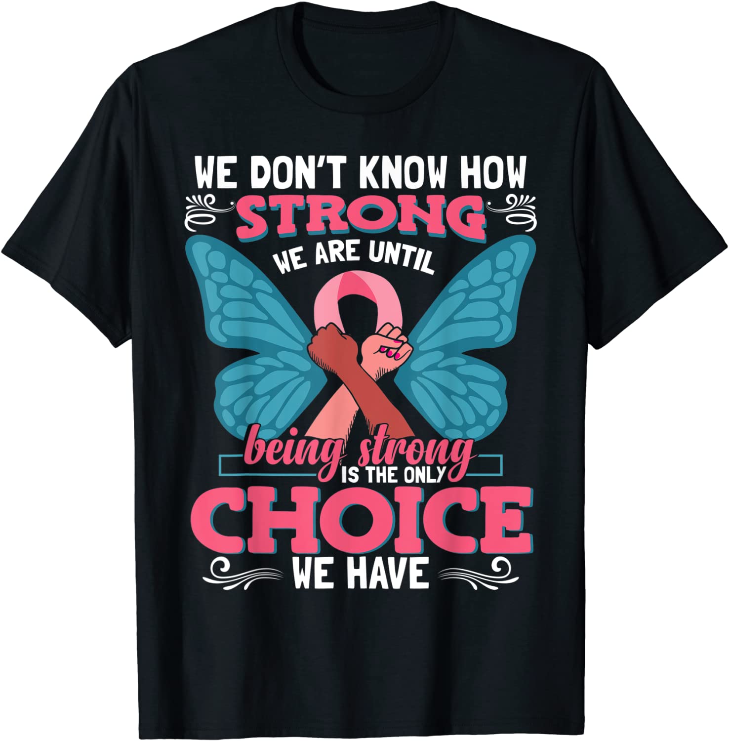 Breast Cancer Awareness Pink Warrior Fight Breast Classic Shirt