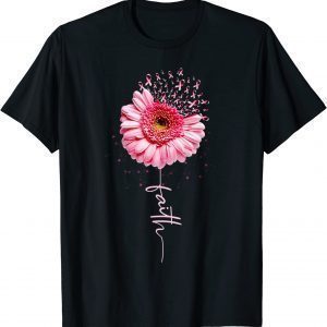 Breast Cancer Faith Sunflower Breast Cancer Awareness Classic Shirt