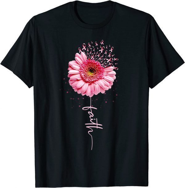 Breast Cancer Faith Sunflower Breast Cancer Awareness Classic Shirt