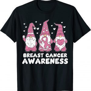 Breast Cancer Pink Support Squad Awareness Gnomes 2022 Shirt