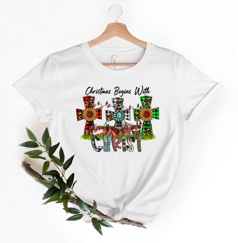 Christmas Begins With Christ 2022 Shirt