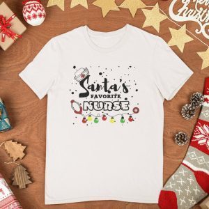 Christmas Santa's Favorite Nurse 2022 Shirt