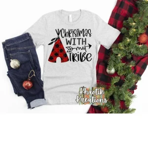 Christmas with my Tribe Christmas 2022 Shirt