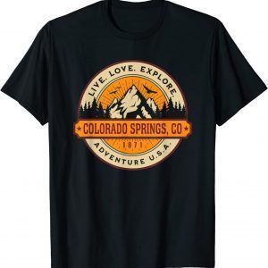 Colorado Springs Adventure USA Vintage Tee Shirt