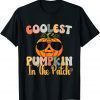 Coolest Pumpkin In The Patch Halloween Groovy 2022 Shirt