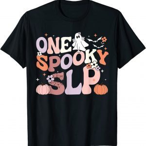 Cute One Spooky SLP Speech Language Pathologist Halloween Classic Shirt