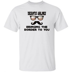 Desantis airlines bringing the border to you retro sunglasses Americanflag 2022 shirt